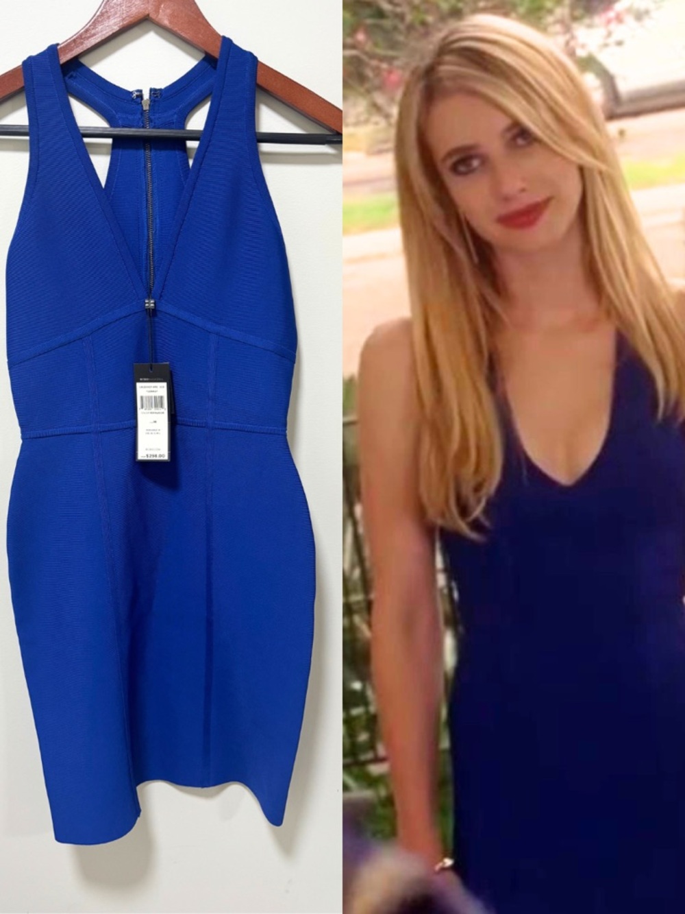 NWT Blue Bodycon Dress ASO Madison Montgomery in American Horror Story: Coven - Picture 8 of 9